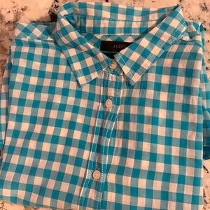 J Crew gingham shirt
